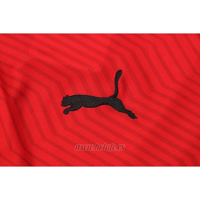 Chandal del AC Milan Manga Corta 2021-2022 Rojo